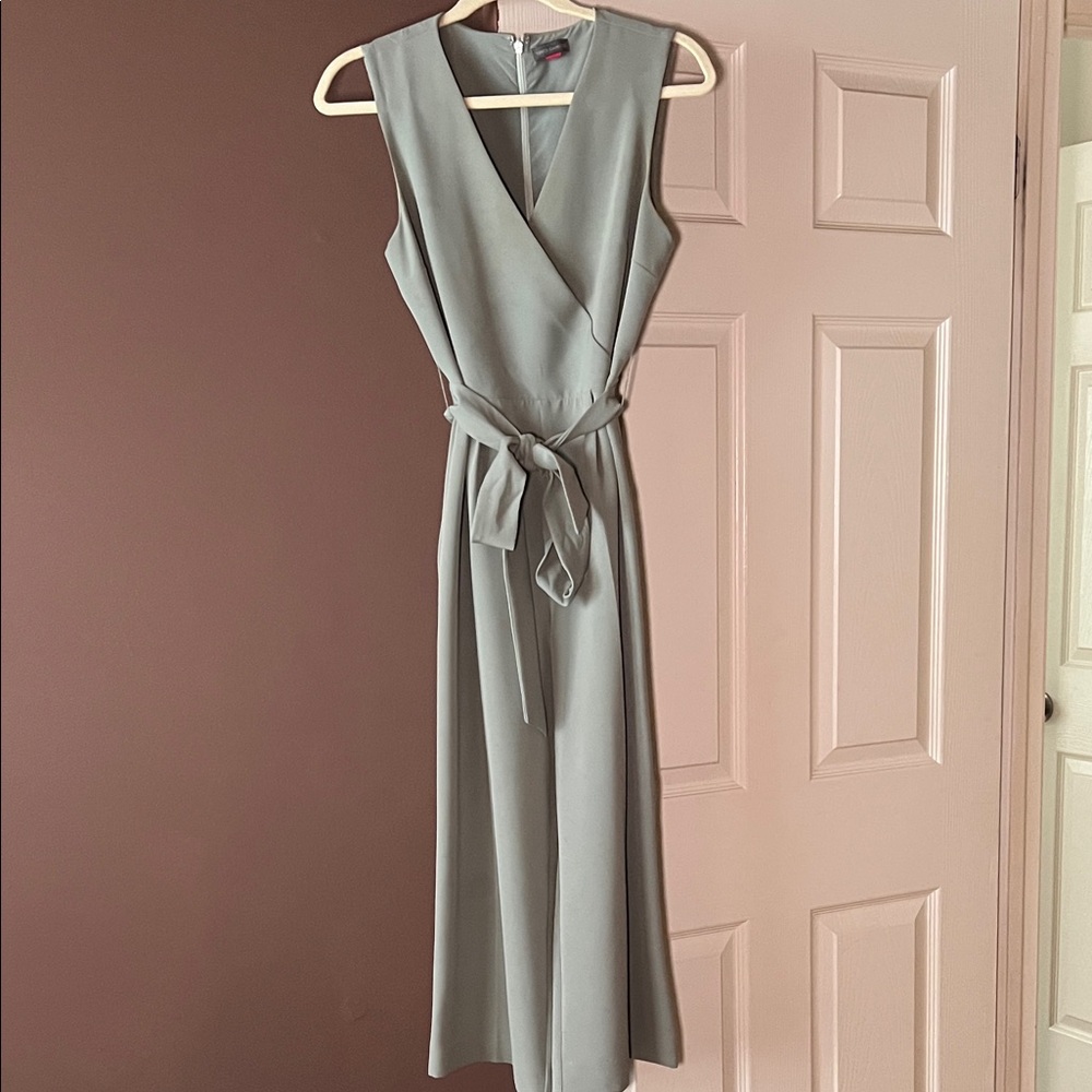 Vince Camuto Sleeveless Green Jumpsuit